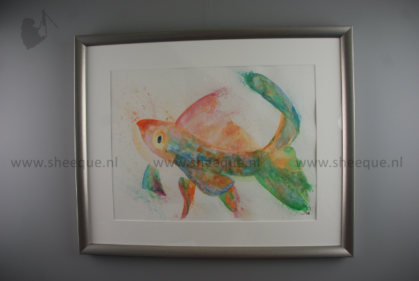 aquarel schilderij goldie